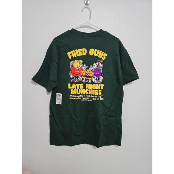 The High & Mighty Fried Guys Green T-Shirt In Green Size‎ Large - Picture 4 of 12